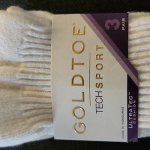 Goldtoe Socks | Tech Sport | Ultra Tech Cushion | 6 Pairs | Women